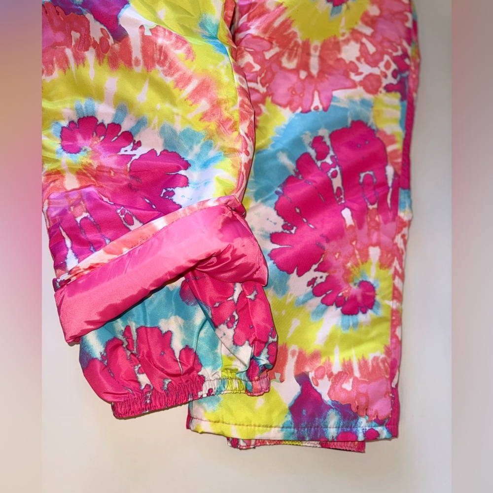 THE CHILDREN’S PLACE TIE DYE PINK SNOW PANTS SZ 10